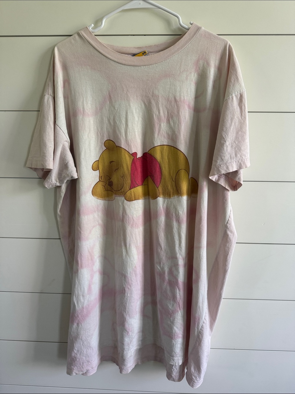 Vintage Rare Disney Pink Winnie the Pooh Short Sleeve Tee